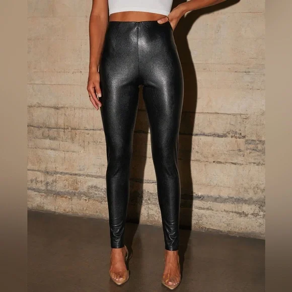 One more! VICI Dolls Rebel Nights Faux Leather Leggings MEDIUM Left Only - Picture 3 of 7